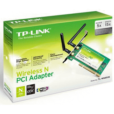 CARD WIFI PCI TL-WN851N 300MBPS,  ADAPTER TL-WN851N, BÁN CARD TL-WN851N